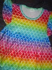 NEW Boutique Mermaid Girls Rainbow Sleeveless Dress Size 3T — photo 2
