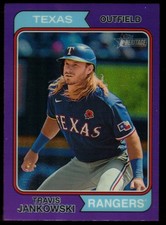Travis Jankowski 2023 Topps Heritage Chrome Purple Refractor #678 FREE SHIPPING!