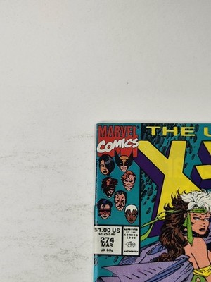 Uncanny X-Men 274 DIRECT Jim Lee Chris Claremont Rogue Savage Land