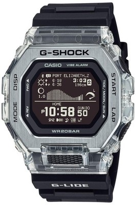 CASIO G-SHOCK GBX-100S-1JF watch with G-LIDE and Tide Graph