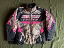 Castle X Race Wear Snowmobile Jacket Coat Realtree Camo Girls Size L