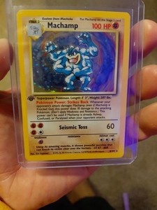 Machamp Pokemon Card 1995 | eBay