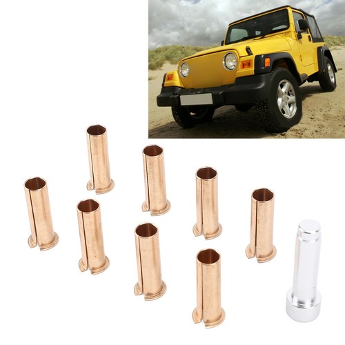 New Door Hinge Pin Liners Bushings Kit Metal For TJ YJ CJ LJ 1986-2006 - Picture 22 of 23
