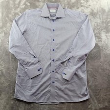 Eton Shirt Mens 16 41 Contemporary Check Button Up Long Sleeve Romania