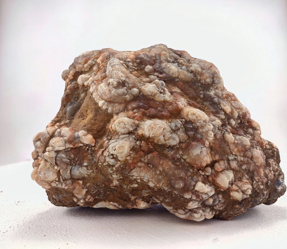 4.5" Botryoidal Chalcedony Geode Nodule 1.75 LB Natural Kentucky Quartz Mineral - Image 2 of 4