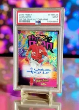 Juan Soto 1998 The Man Auto Refractor /40 PSA 9 2020 Topps Finest On Card 🔥