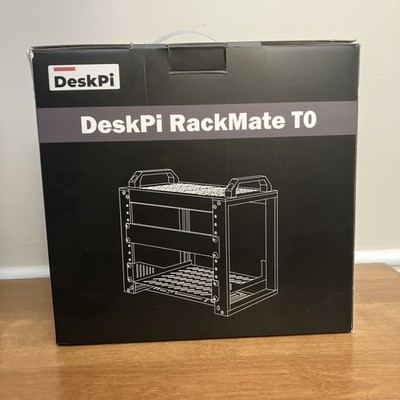 DeskPi RackMate T0-Plus Rackmount, 10-inch 4U Server Cabinet (Open Box)