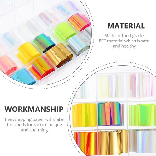 30 Rolls Candy Wrapper Making Accessories Chocolate Paper Wrappers - Picture 6 of 12