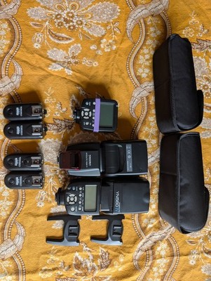 Yongnuo 2x YN560 IV Flash + YN560-TX + RF-603C/II Wireless Kit Canon
