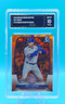 2023 Bowman Chrome Sapphire #65 MATT MERVIS Orange Refractor RC SN /75 - GMA 10