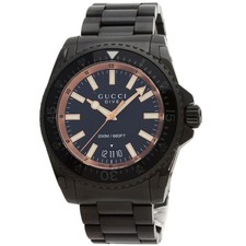 Gucci YA136.2 Dive Watch Stainless Steel Men's 46mm Used