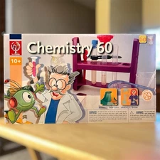 Chemistry 60 Science Activities Age 10+ by Elena EDU-7075 Chem Kit Experiments