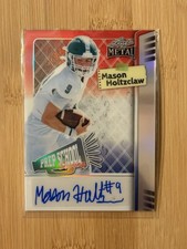 2025 Leaf Metal Football Prep School Signings Mason Holtzclaw Auto 3/3