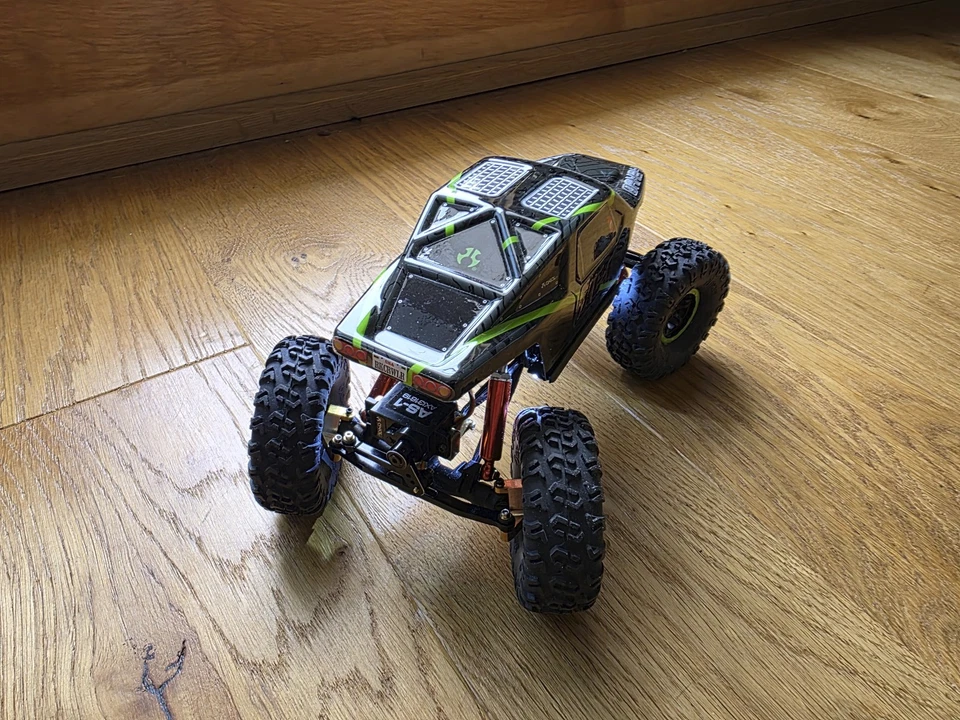 AX24 XC-1 Crawler 1/24th 4WS Brushed RTR, Grün, plus Upgrades - Bild 4 von 4