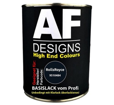 500ml Autolack für RollsRoyce 9510484 Windsor Blue Metallic  Autolack Spritzfert