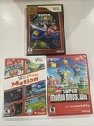 Lot Of 3 Nintendo Wii Games Wii Play Motion Wii Super Mario Bros Super Galaxy