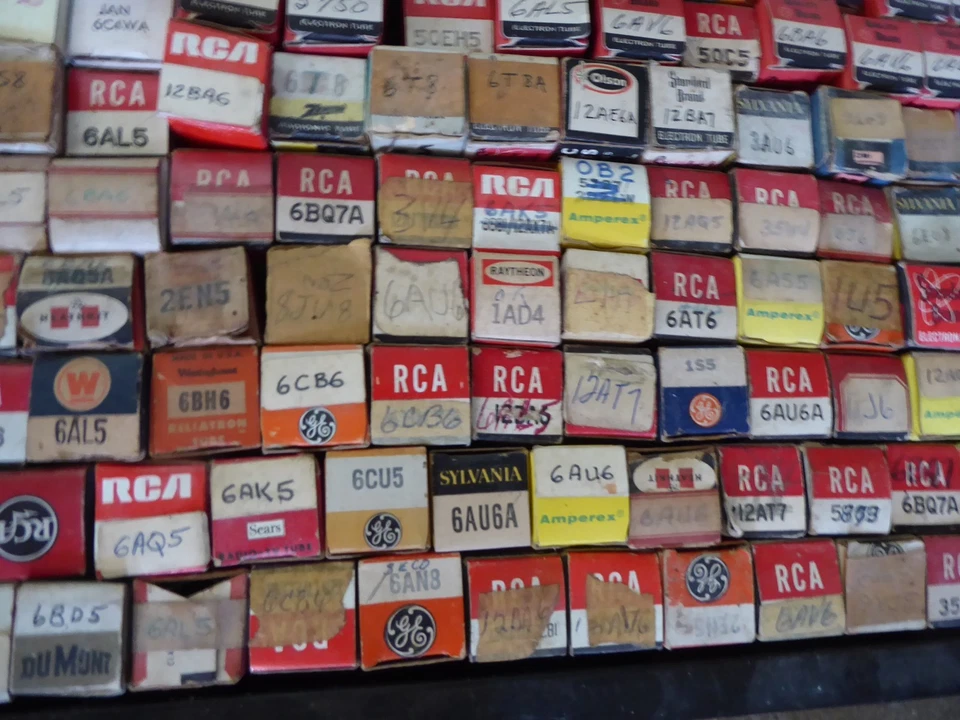 1000 x RÖHREN  "  RCA, GENERAL ELECTRIC, SYLVANIA 12AU6, OA2, 12CU5    " - Bild 4 von 4