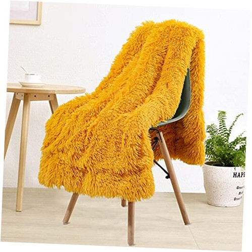 Super Soft Shaggy Faux Fur Throw Blanket, Plush Fuzzy Sherpa Throw Blanket