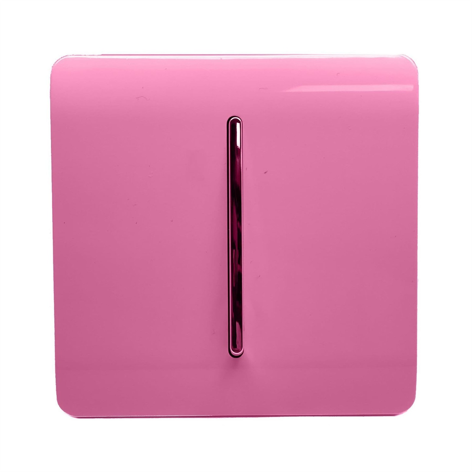 Trendi Switch Light/Pink 1 Gang 1 Or 2 Way Rocker Switch In Candy - Image 2