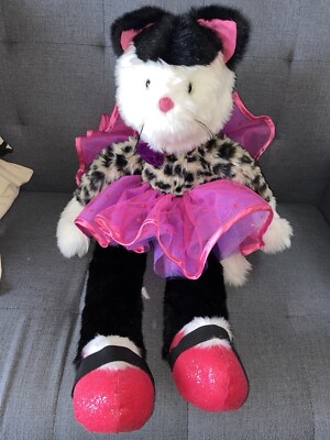 Phebe Phillips 32  Dancing Kitty Cat Leopard  Ballerina Fur Plush Animal
