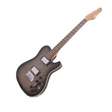 Silent travel electric guitar portable built in effect drum black