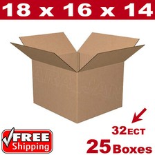 25 - 18x16x14 Cardboard Boxes Mailing Packing Shipping Box Corrugated Carton