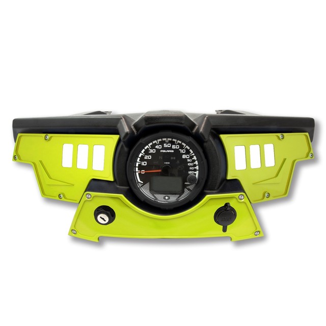 6 switch dash panel for Polaris RZR XP 900 2015-2018 Lime