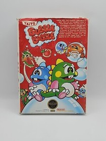 Bubble Bobble (Nintendo NES, 1988) Cib W/ Manual & Insert! Tested & Clean!