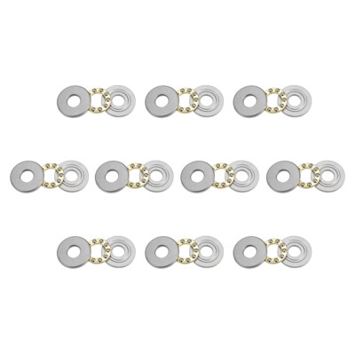 10pcs Einzelnrichtung F8-22M Axialkugellager 8 mm x 22 mm x 7 mm Chromstahl