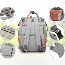 Baby Backpack Mummy Nappy Bag Large Capacity Multifunction Travel Tote Diaper — image 5