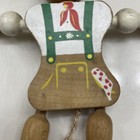 Vintage Wooden Jumping Jack Pull String Toy Alpine Boy Swiss Austria? 7” AsIs — photo 3