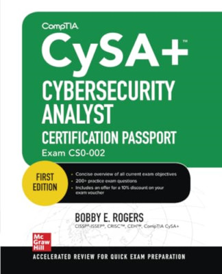CompTIA CySA + Cybersecurity Analyst Zertifizierung Passp - Taschenbuch/Softback N