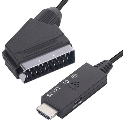 SCART-Eingang zum HDMI-Ausgang Video-Audio-Konverter Für HDTV Sky Box STB - Bild 7 von 12