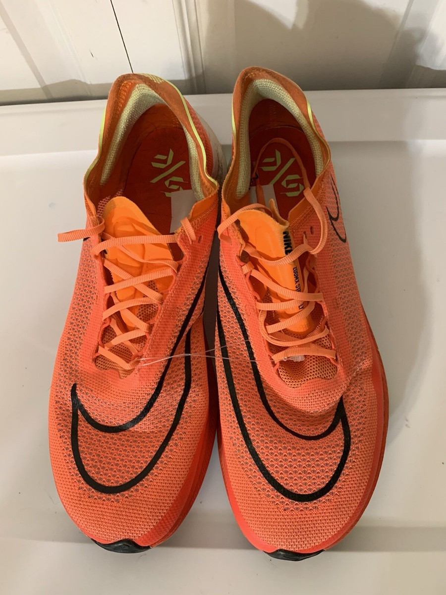 Nike ZoomX Streakfly Men's Sz 12.5 Shoes Total Orange Black DJ6566