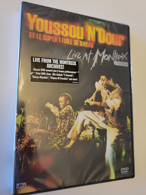 Youssou N'Dour & Super Etoile Dakar Live at Montreux 1989 (Brand New Sealed DVD)