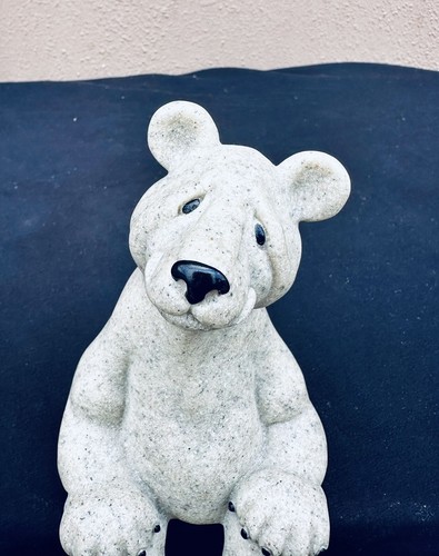 2000 Second Nature Design Quarry Critters Burrito 8" Polar Bear Edge Sitter - Picture 4 of 5