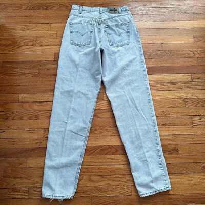Vintage 90s Levi's Silvertab Blue Loose Baggy Denim Jeans 31x34