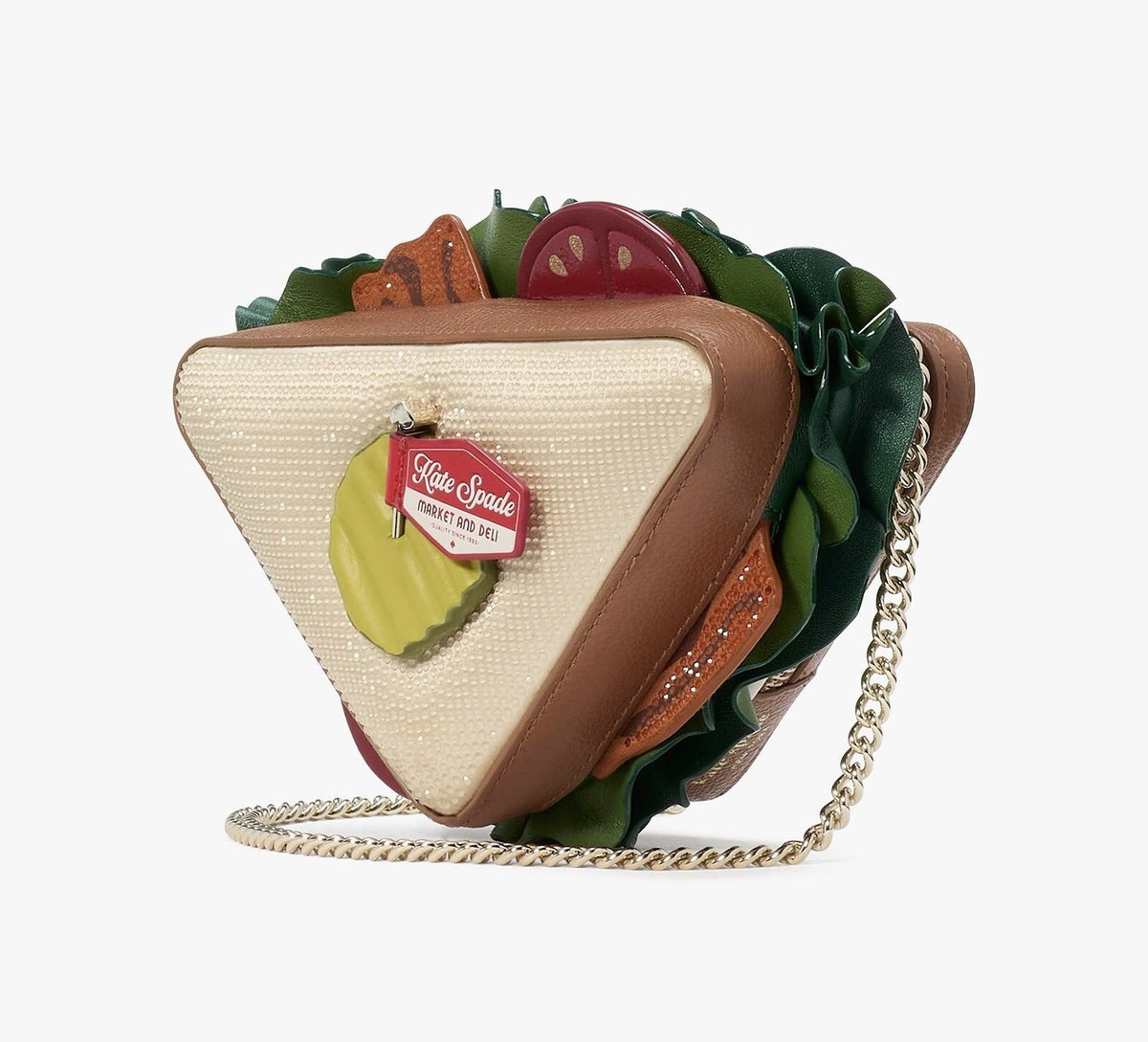 Kate Spade★素敵!Glamwich Sandwich MINI Crossbody Bag KATE SPADE Glamwich Sandwich Embellished Micro Crossbody Bag
