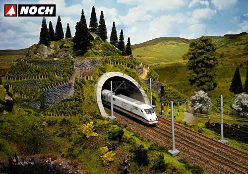 Portale tunnel ICE Dbl 18x23 cm HO NH58040 - noch modellismo - Foto 2 di 2