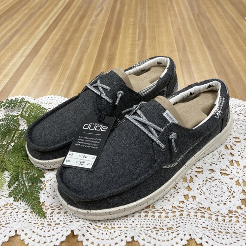 Hey Dude Men's Welsh Shoes, Grey 