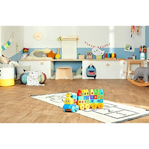Mega Bloks First Builders ABC Musical Train 50-piece Big Building Blocks Toy Set - Picture 3 of 3