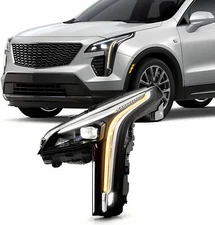 Driver LED DRL Projector Headlight W/ Cornering Lamps For Cadillac XT4 2019-2023