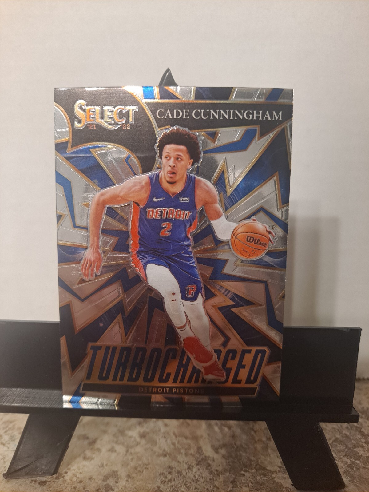 2021 Panini Select #6 Cade Cunningham Detroit Pistons Turbo Charged