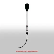 API Diesel Fuel Hydrometer Set, Better MPG, Made in USA, A.P.I., Quality