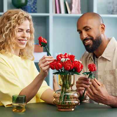 Lego 10328 Bouquet of Red Roses Icons Botanical Collection Flowers