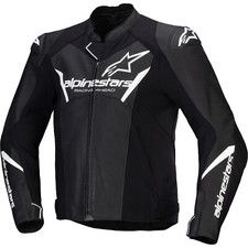Herren Motorrad Jacke 52 - Alpinestars Faster V3 Airflow - schwarz-weiß