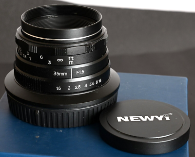 【箱付き】 NEWYI MINI 35mm F1.6 Ⅱ M43 レンズ Newyi 35mm f/1.6 APS-C Lens for Z Mount Cameras - Top Mint in Box