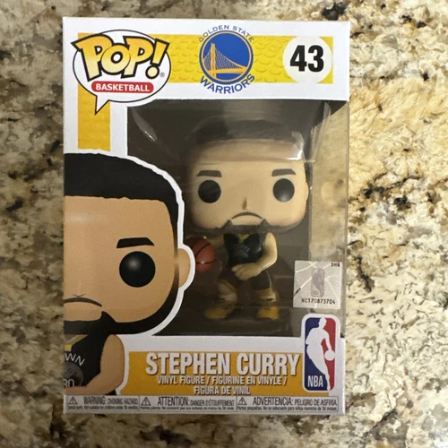 Funko POP! NBA Warriors STEPHEN CURRY Figure #43 w/ Protector