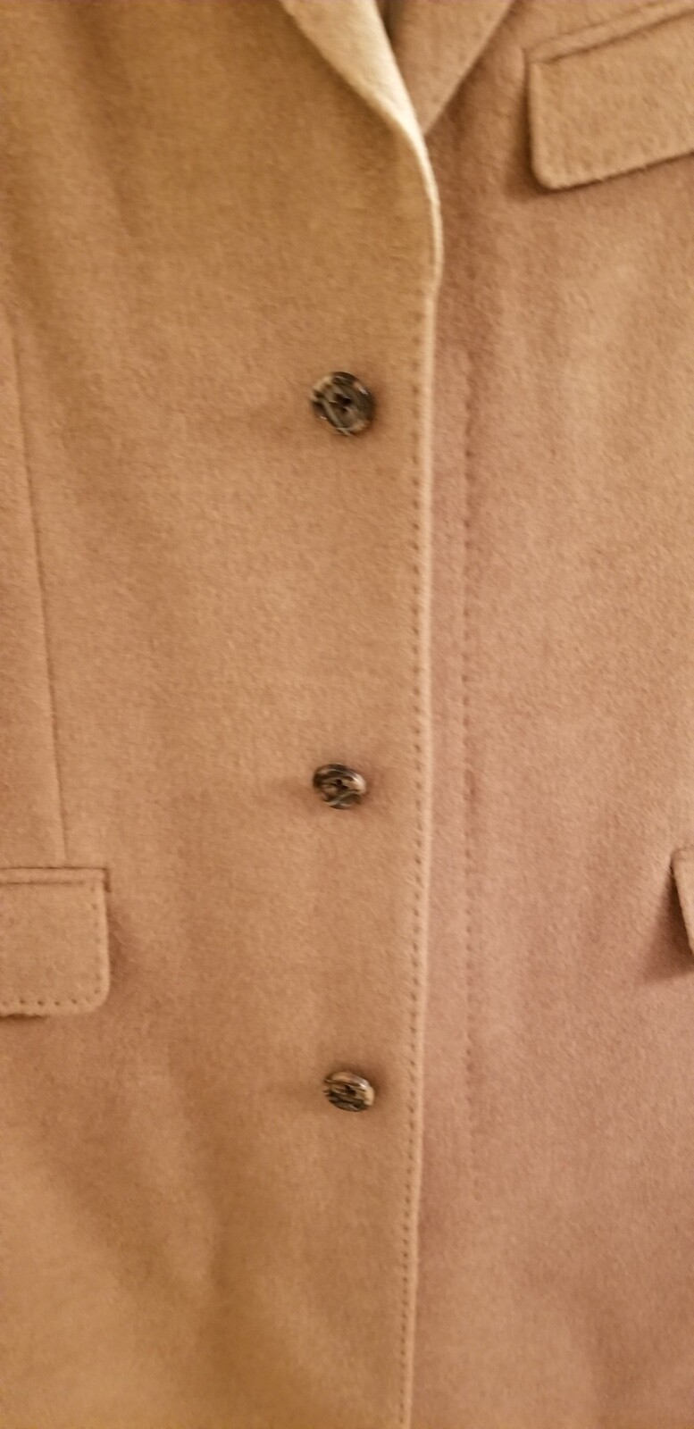 Banana Republic Men's 100percent Cashmere Monogram Collection Overcoat NWT $700 Medium image 3