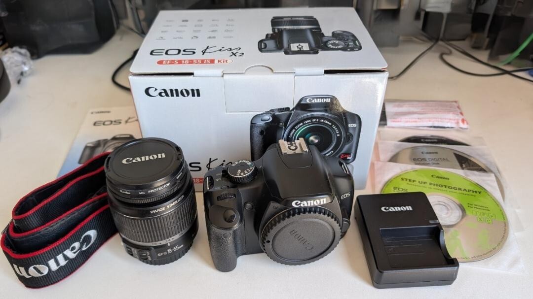 Canon EOS Kiss X2/EF-S 18-55mm (良品） Canon Eos Kiss X2/Ef-S 18-55Mm | eBay